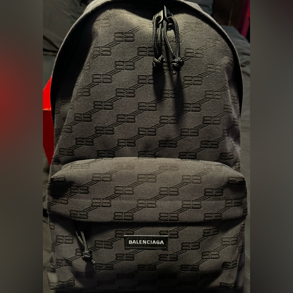 Balenciaga Bb Monogram Backpack - NEVER USED W/ TAGS, DUST BAG,  BALENCIAGA BOX